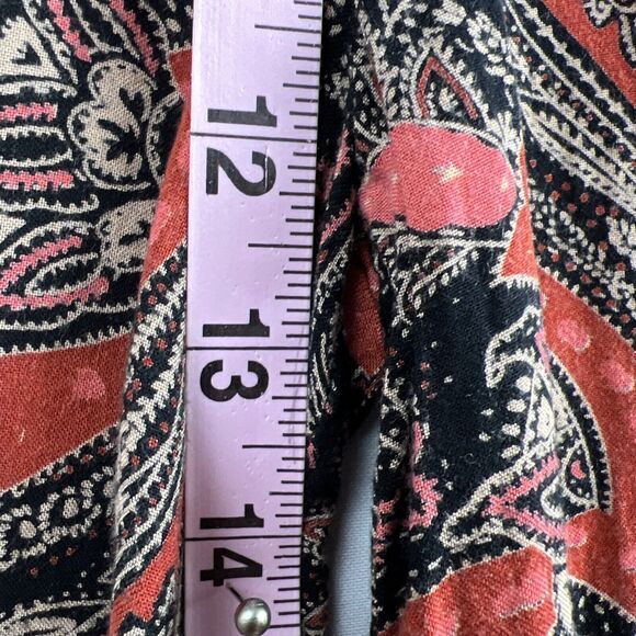 Miss Me Boho Paisley Wide Leg Pants Womens Stretch Size Small - Picture 6 of 12